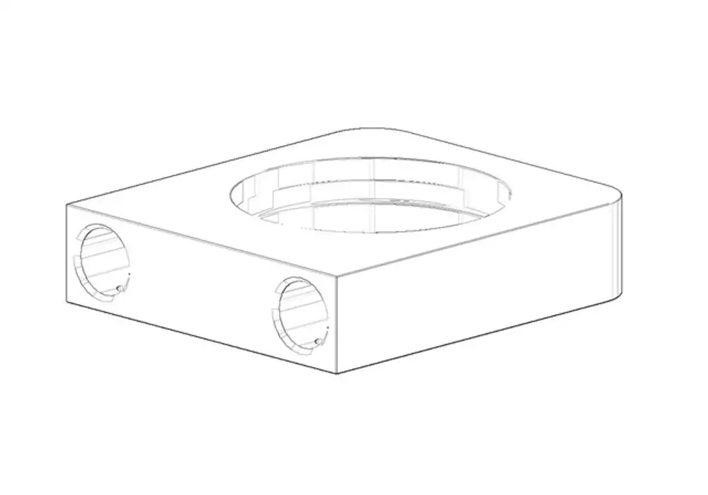 DORNBRACHT Halter für Glashalter ERSATZTEILE 081771559 75 x 20 x 85 mm Chrom, 081771559-00 Galeriebild 1